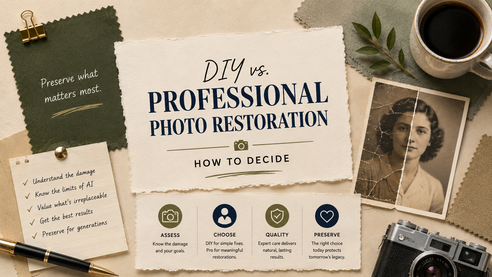 DIY vs. Professional Photo Restoration: How to Decide